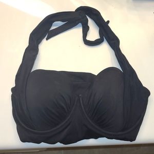 One piece size 6d victorias secret black underwire swimsuit